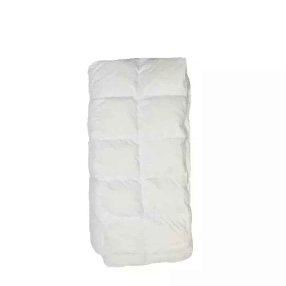 Charter Club Goose Down Feather Comforter Full / Queen Size Damask Check Luxury